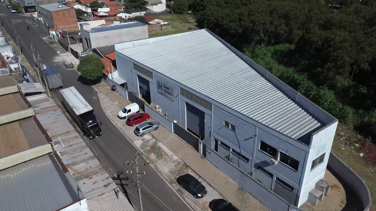Vista aérea da unidade da Hope Cirúrgica